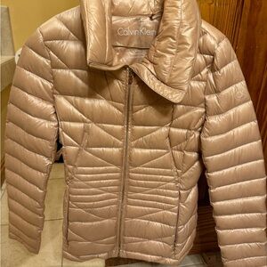 Calvin Kline Pink Puffer Jacket
